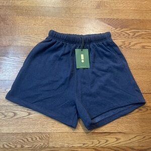 Daily Drills Fleece Sweat Shorts - DENIM (XS/S)